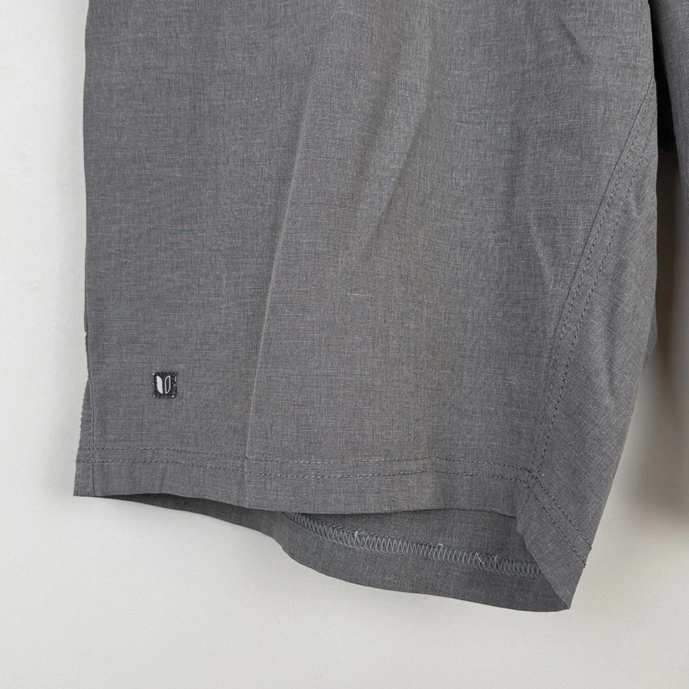 Linksoul Golf Shorts Men’s Gray Performance Stretch Fabric Size 36